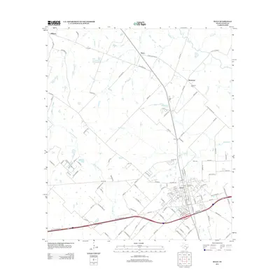 2013 Map of Sealy, 2013 Print