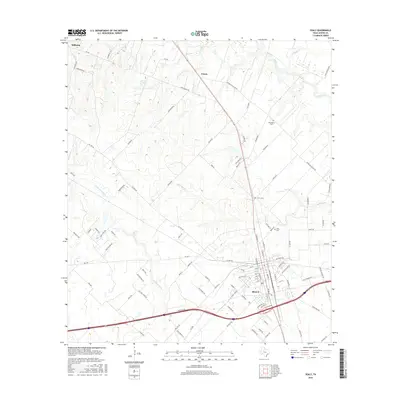 2016 Map of Sealy, 2016 Print