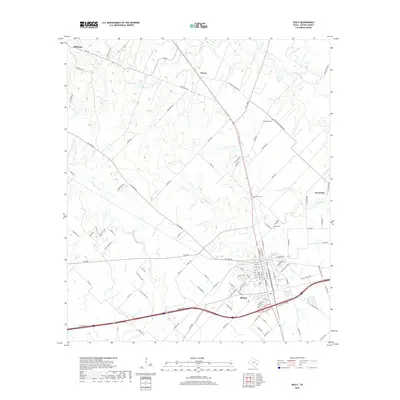2019 Map of Sealy, 2019 Print