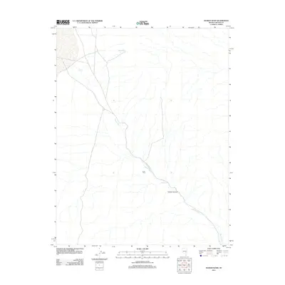 2012 Map of Seaman Wash, 2012 Print