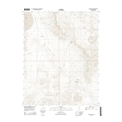 2015 Map of Seaman Wash, 2015 Print