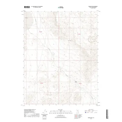 2018 Map of Seaman Wash, 2018 Print