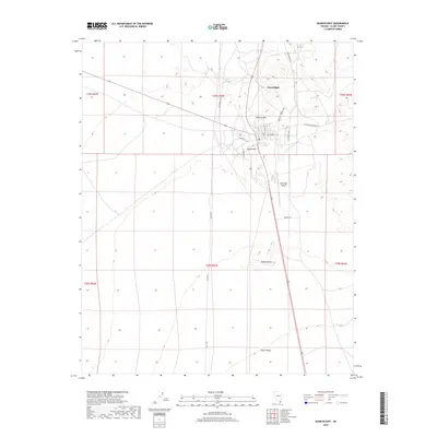 2018 Map of Searchlight, 2018 Print