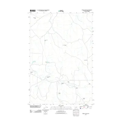 2011 Map of Searl Coulee, 2011 Print
