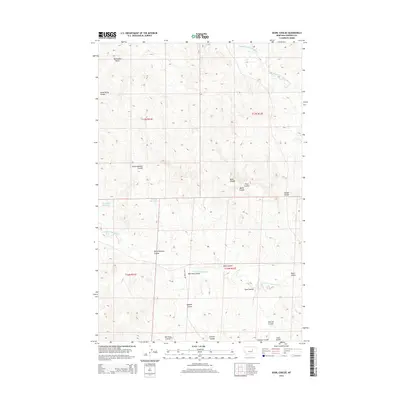2014 Map of Searl Coulee, 2014 Print