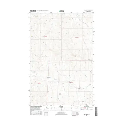 2017 Map of Searl Coulee, 2017 Print