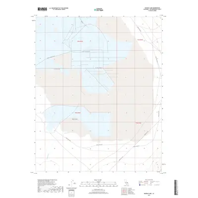 2018 Map of Searles Lake, 2018 Print