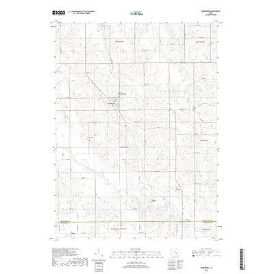 2018 Map of Searsboro, 2018 Print