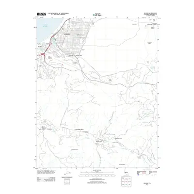 2012 Map of Seaside, 2012 Print