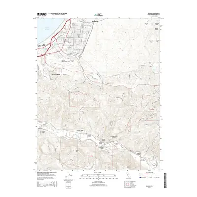 2015 Map of Seaside, 2015 Print