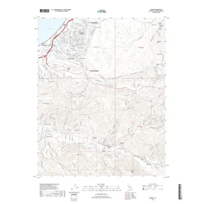2018 Map of Seaside, 2018 Print