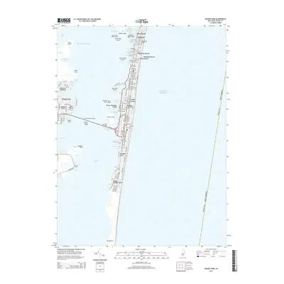 2014 Map of Seaside Park, 2014 Print