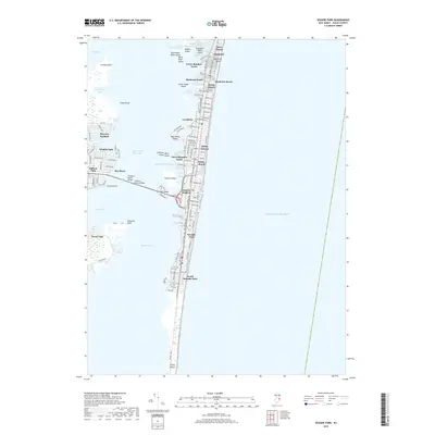 2019 Map of Seaside Park, 2019 Print