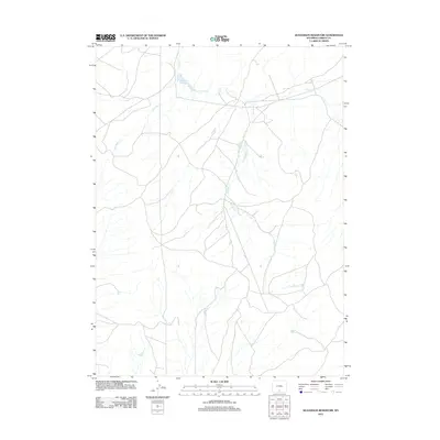 2012 Map of Seaverson Reservoir, 2012 Print