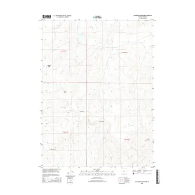2015 Map of Seaverson Reservoir, 2015 Print