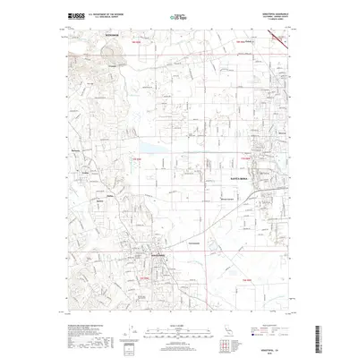 2018 Map of Sebastopol, 2018 Print