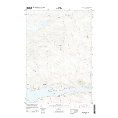 2014 Map of Sebec Lake East, 2014 Print