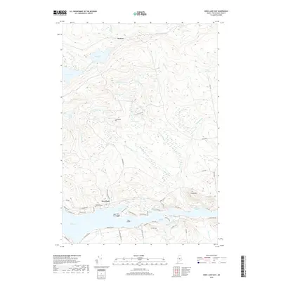 2018 Map of Sebec Lake East, 2018 Print
