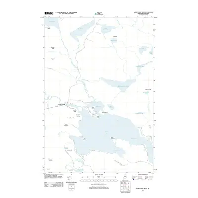 2011 Map of Sebec Lake West, 2011 Print