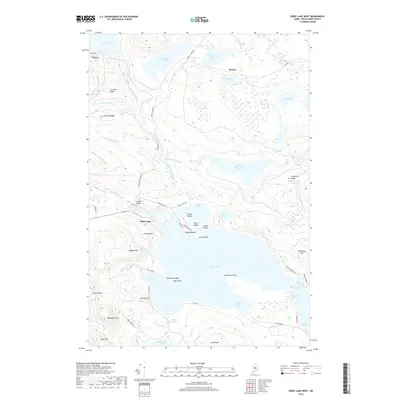 2018 Map of Sebec Lake West, 2018 Print