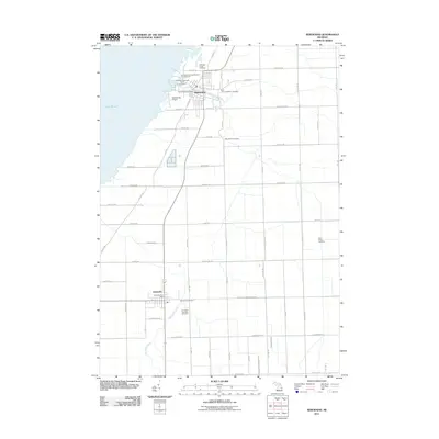2011 Map of Sebewaing, 2011 Print