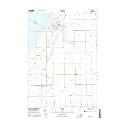 2014 Map of Sebewaing, 2014 Print