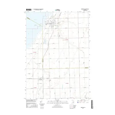 2017 Map of Sebewaing, 2017 Print