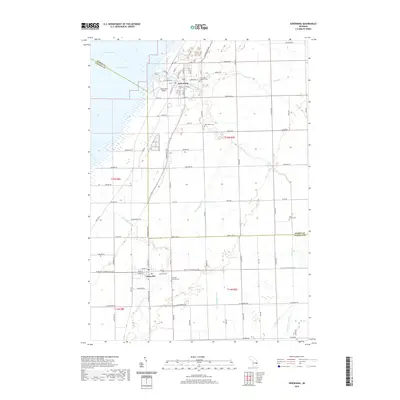 2019 Map of Sebewaing, 2019 Print