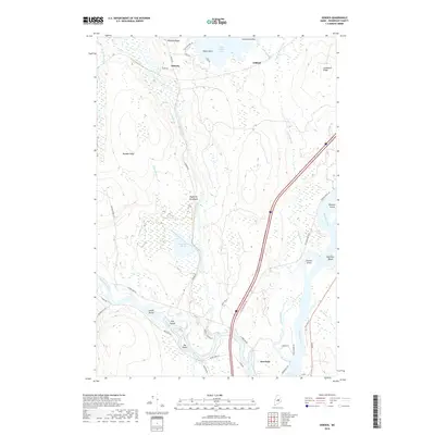 2018 Map of Seboeis, 2018 Print