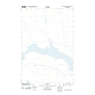 2011 Map of Seboomook Lake East, 2011 Print