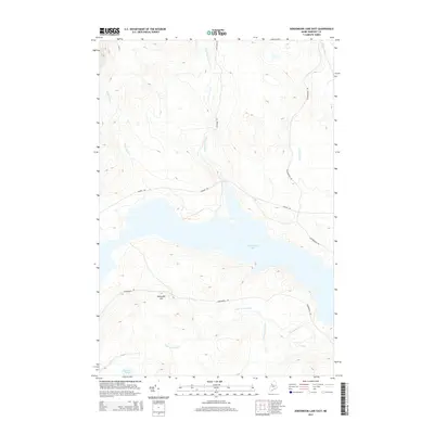 2014 Map of Seboomook Lake East, 2014 Print