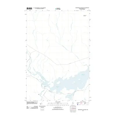 2011 Map of Seboomook Lake West, 2011 Print