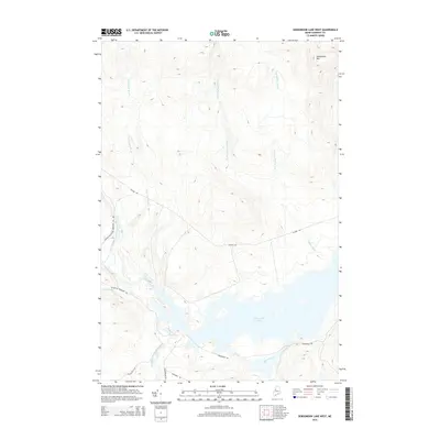 2014 Map of Seboomook Lake West, 2014 Print