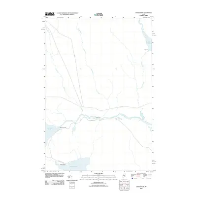2011 Map of Seboomook, 2011 Print