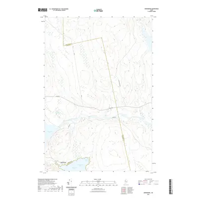 2021 Map of Seboomook, 2021 Print