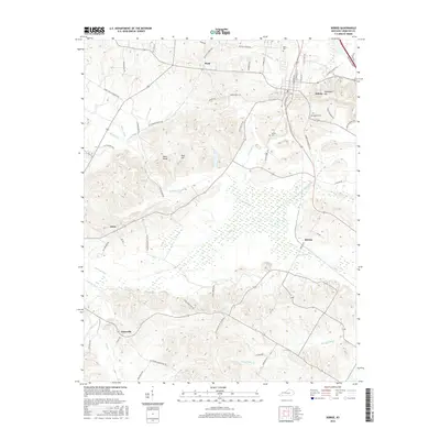 2016 Map of Sebree, 2016 Print