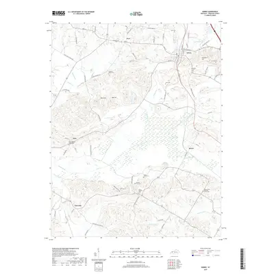 2019 Map of Sebree, 2019 Print