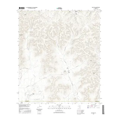 2016 Map of Seco Pass, 2016 Print