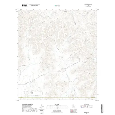 2019 Map of Seco Pass, 2019 Print