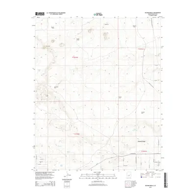 2014 Map of Second Knolls, 2014 Print