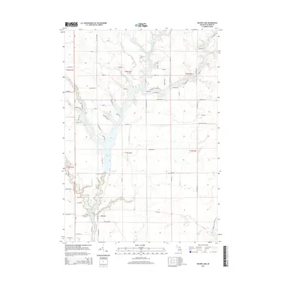 2014 Map of Secord Lake, 2014 Print