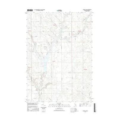2017 Map of Secord Lake, 2017 Print