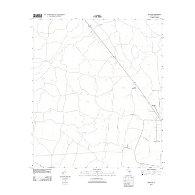 2012 Map of Secotan, 2012 Print