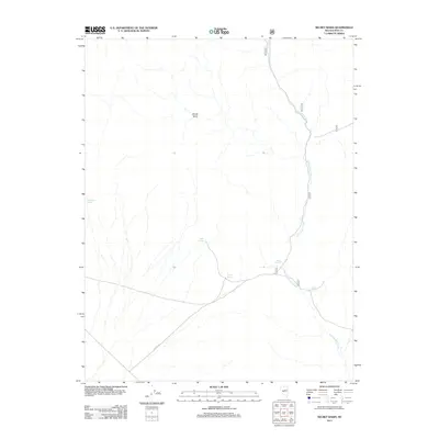 2011 Map of Secret Basin, 2011 Print