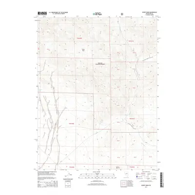 2014 Map of Secret Basin, 2014 Print