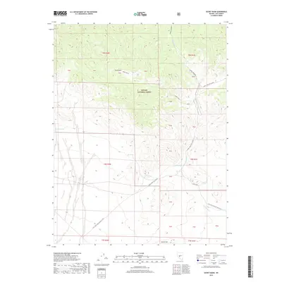 2018 Map of Secret Basin, 2018 Print