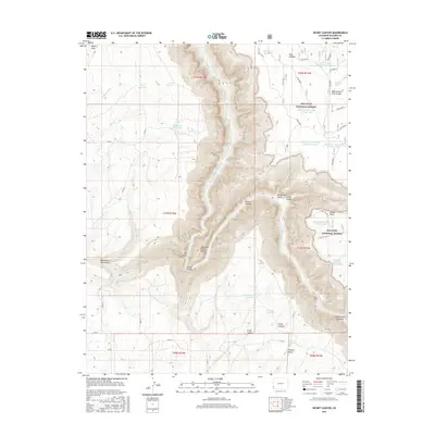 2016 Map of Secret Canyon, 2016 Print