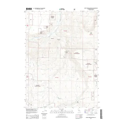 2015 Map of Secret Spring Mountain, 2015 Print
