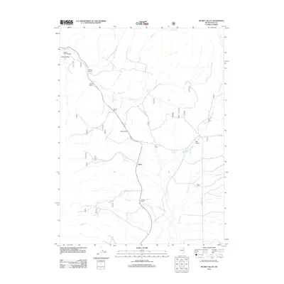 2012 Map of Secret Valley, 2012 Print