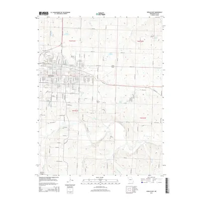 2014 Map of Sedalia East, 2014 Print